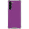 Purple Galaxy S24 FE Clear Case